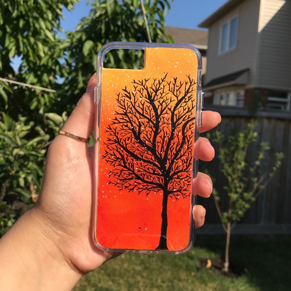 Handmade, painted Phone Case - Picture 3 of 3